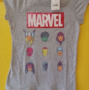 Girls Marvel shirt Brand new